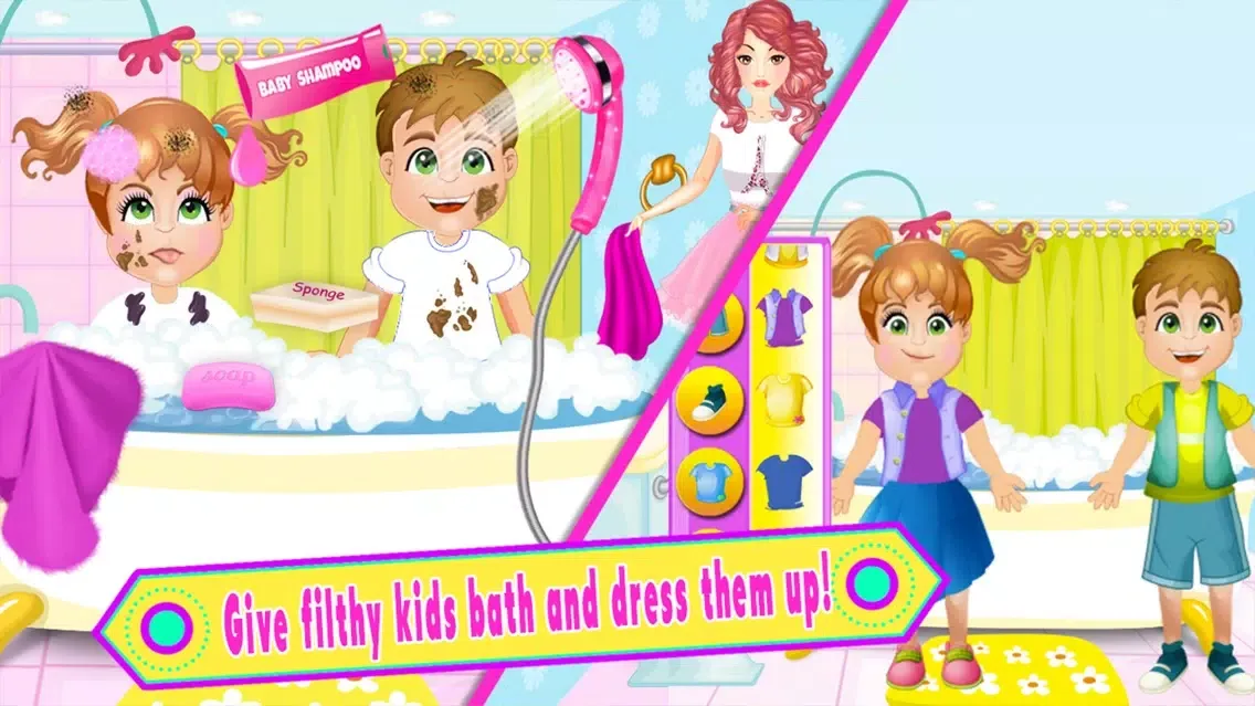 Capturas de pantalla de Little Sister's Babysitter Job