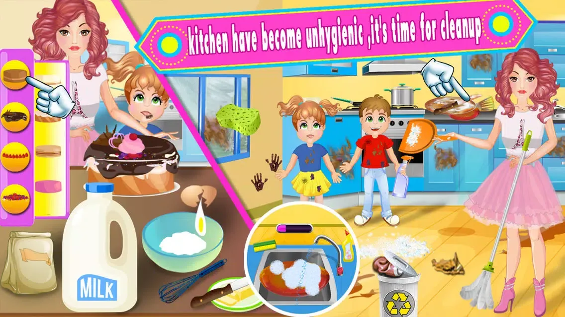 Capturas de pantalla de Little Sister's Babysitter Job
