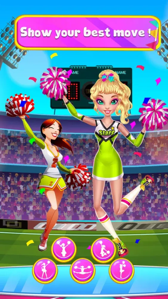 Cheerleader Fitness Challenge应用截图