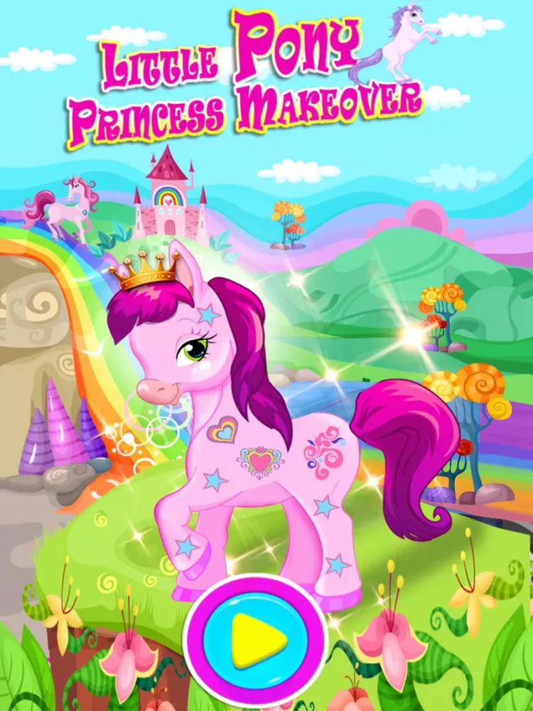 Cute Pink Princess Pony Makeover iPad  Screenshots