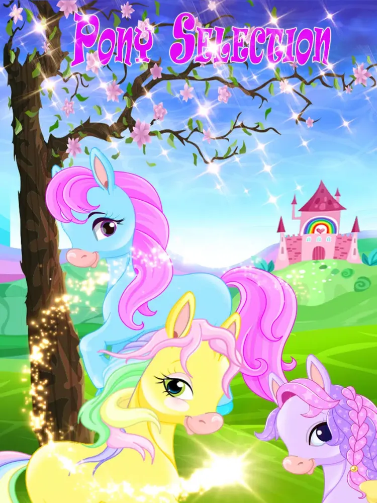 Cute Pink Princess Pony Makeover iPad  Screenshots