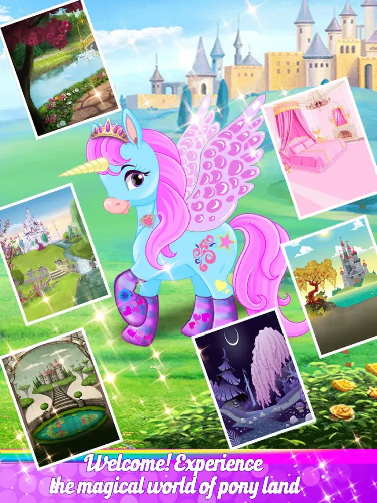 Cute Pink Princess Pony Makeover iPad  Screenshots