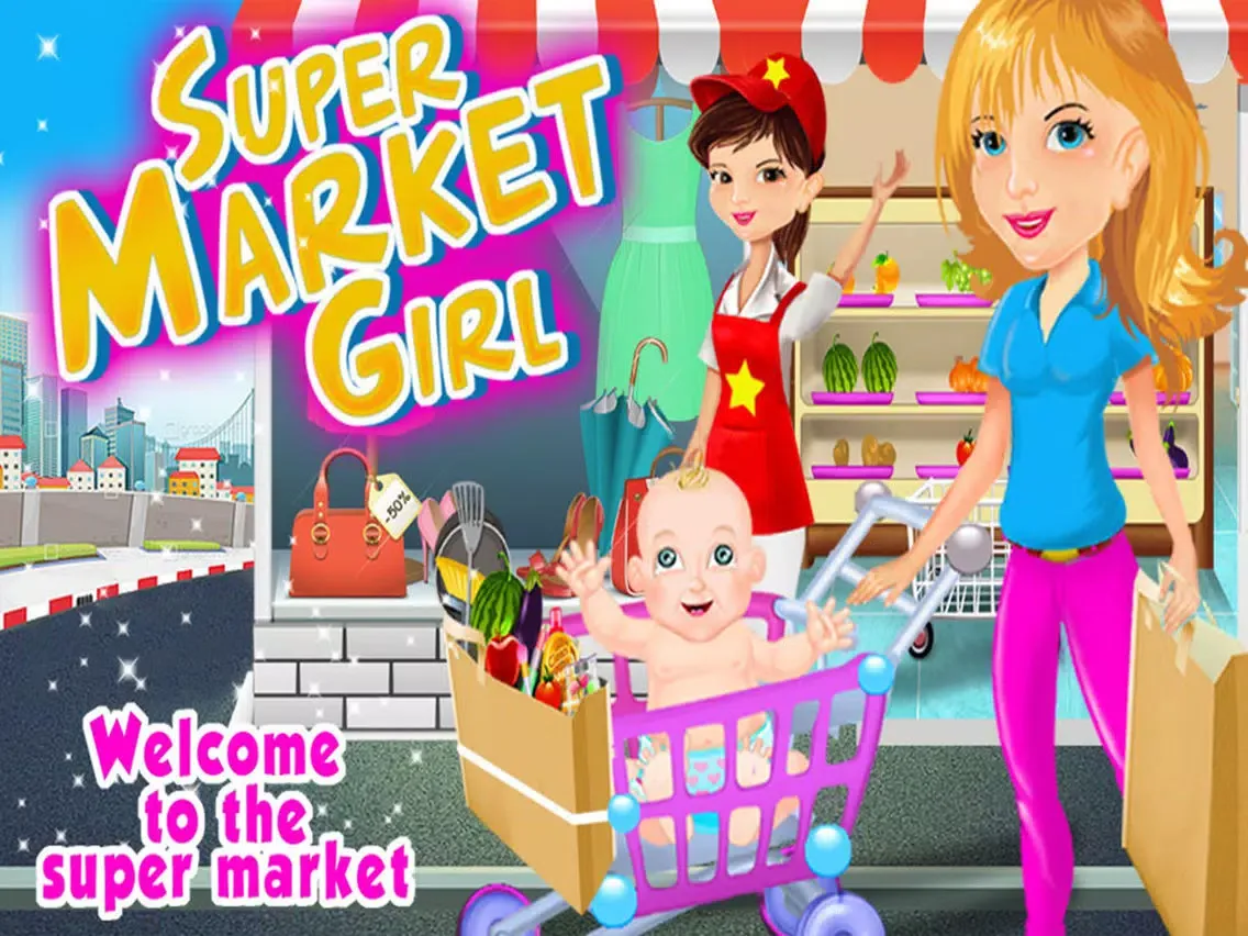 Capturas de pantalla de Mommy & Baby Grocery Shopping iPad 