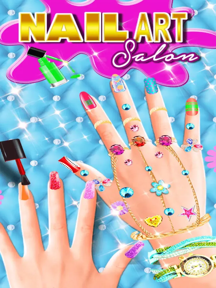 Captures d'écran de Fancy Nail Makeover Salon - Makeup & Dressup Girls Games iPad 