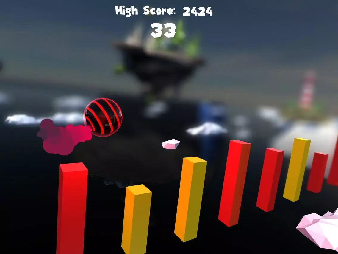 ภาพหน้าจอของ Perfect Tower Jump 3D iPad 