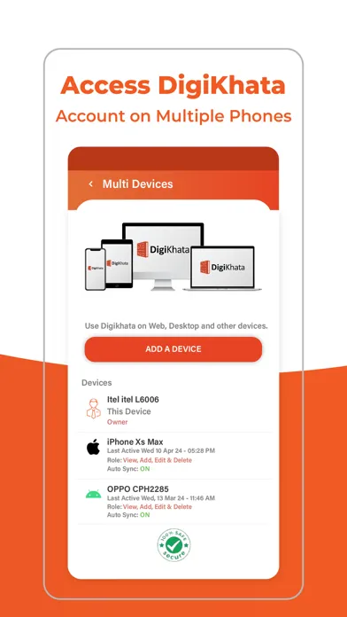 Tangkapan layar Digi Khata - Money Manager