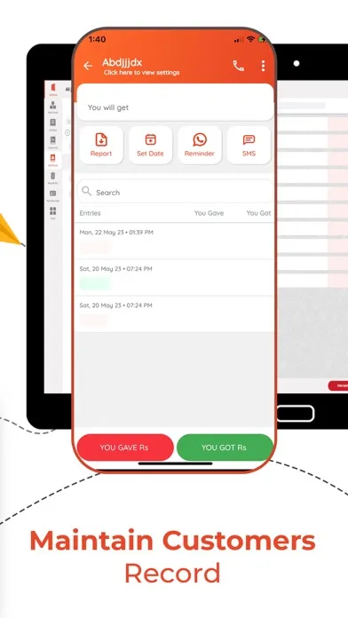 Zrzuty ekranu Digi Khata Pro