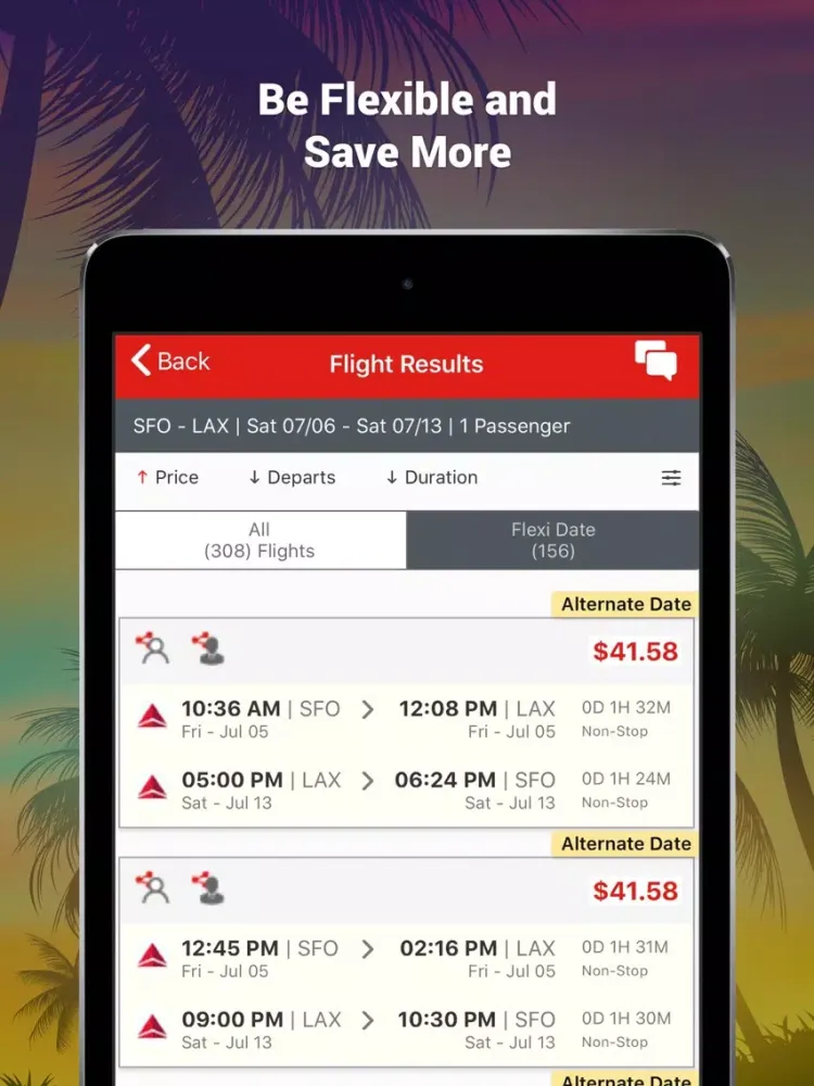 Captures d'écran de FlyEx - The Best Flight Deals iPad 