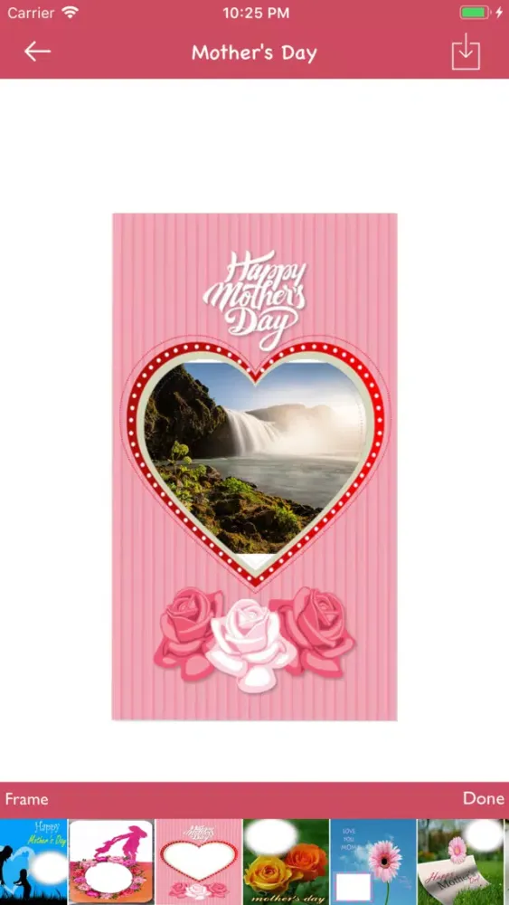 Capturas de pantalla de Mother's day Frames&Sticker