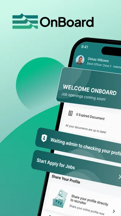 OnBoard Crew App Screenshots