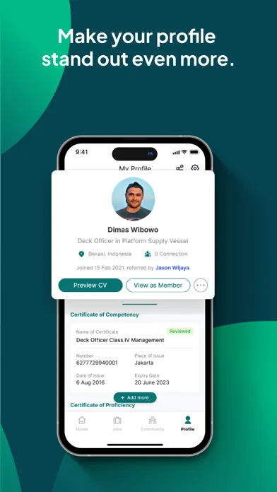 OnBoard Crew App Screenshots