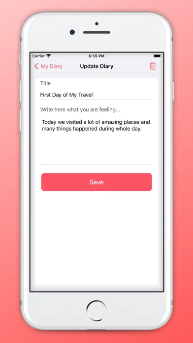 Diary - Secret Note With Lock Screenshots