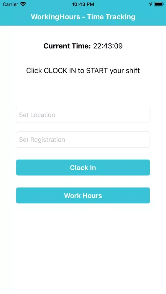Ảnh chụp màn hình của Working Hours - Time tracking
