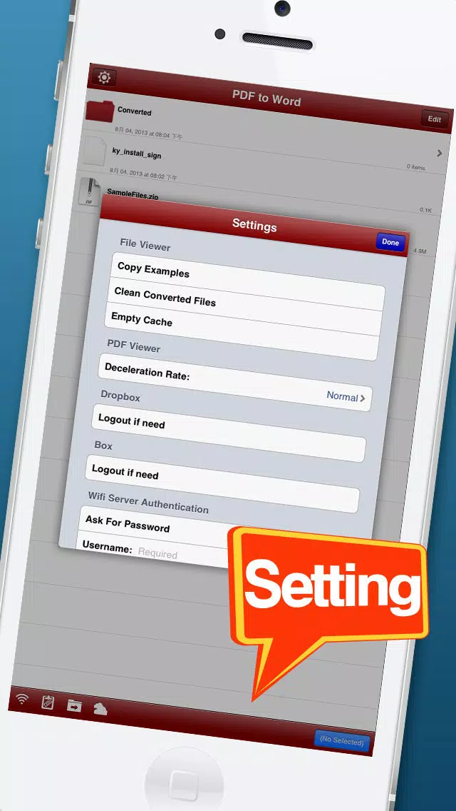 Capturas de pantalla de PDF Office Converter - for PDF to MS Word edition