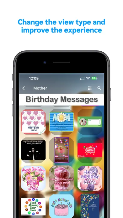 Birthday Messages Cards Wishes سکرین شاٹس