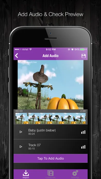 ภาพหน้าจอของ Add My Music