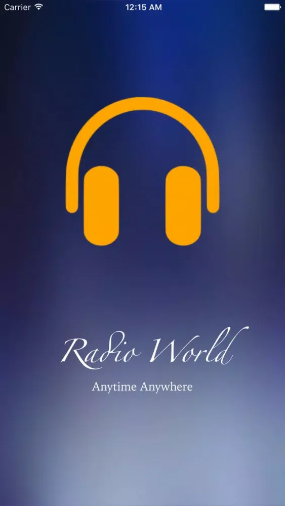 Tangkapan skrin Radio World - Anytime Anywhere