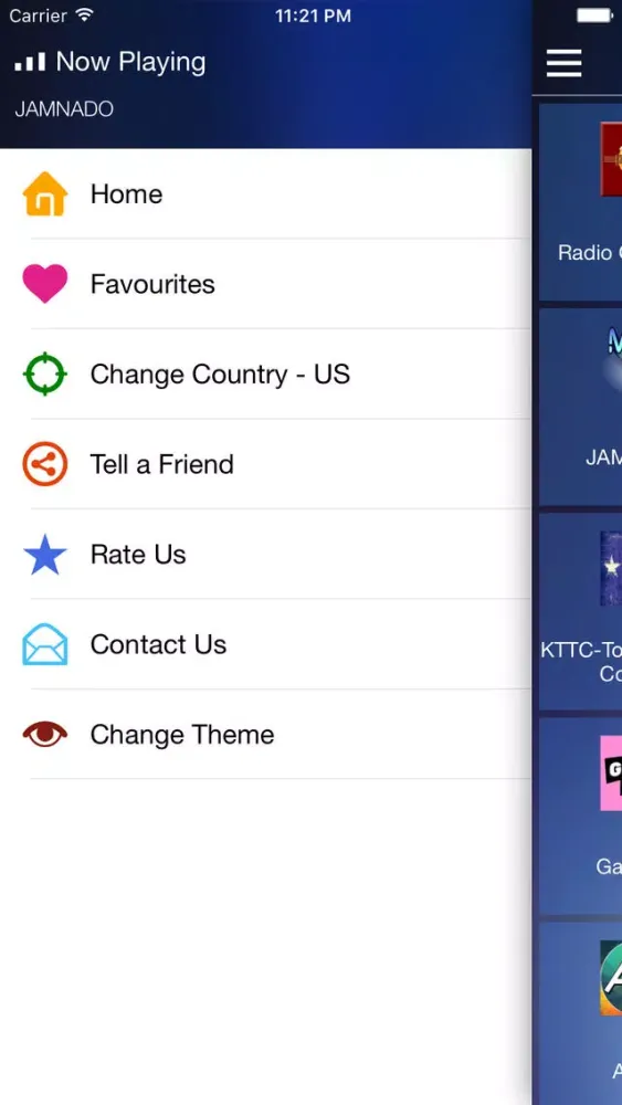 Tangkapan skrin Radio World - Anytime Anywhere