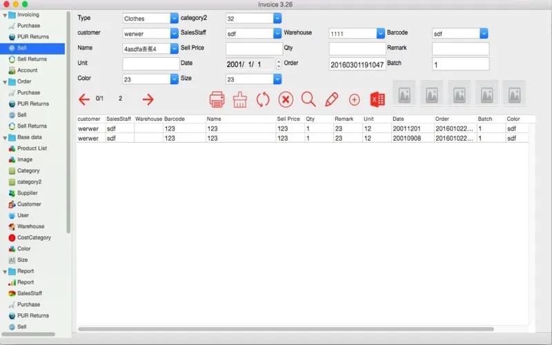 تصاویر SuperInvoice-inventory erp