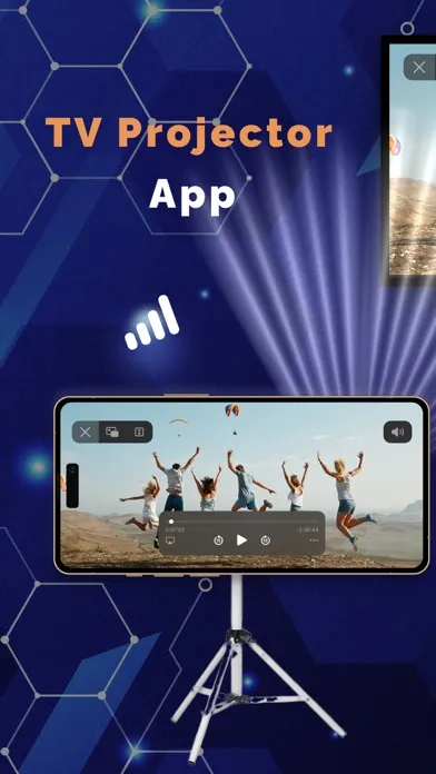 Tangkapan skrin Stayconnect With TV: Miracast