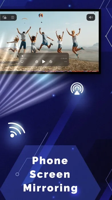 Tangkapan skrin Stayconnect With TV: Miracast