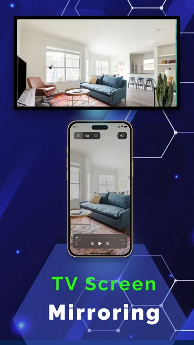 Tangkapan skrin Stayconnect With TV: Miracast