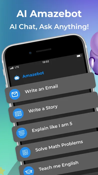 Tangkapan layar Amazebot: AI Writer & Chatbot