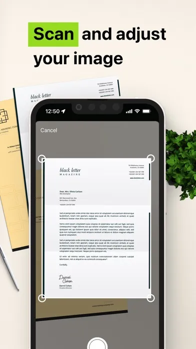 Camera Scanner - PDF Ekran Görüntüleri
