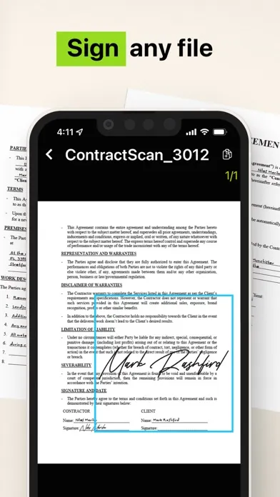 Camera Scanner - PDF Ekran Görüntüleri