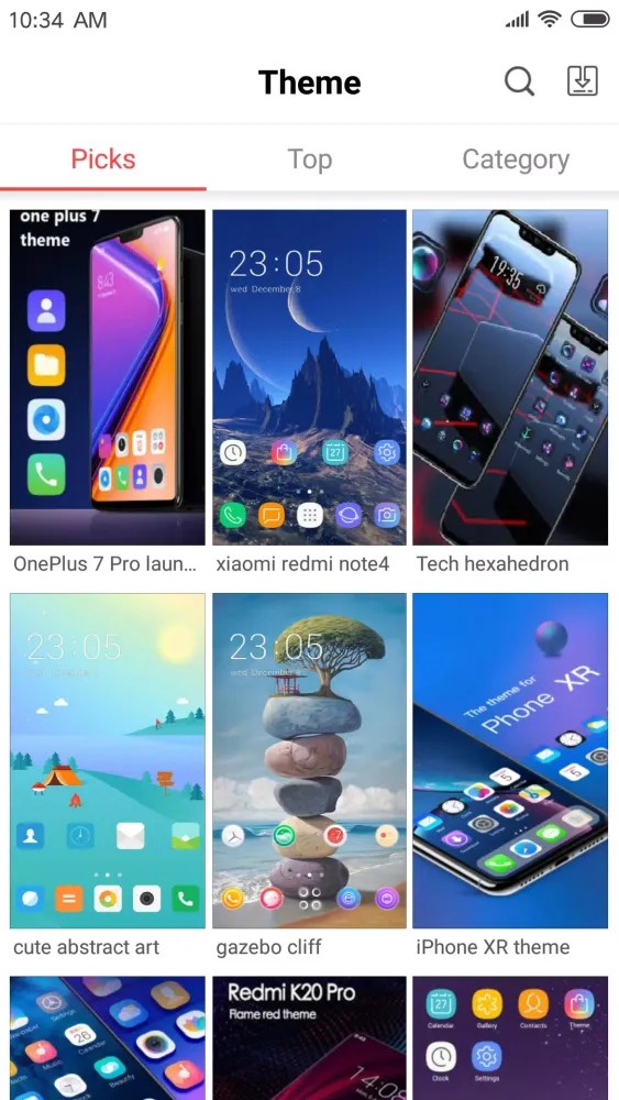 Captures d'écran de X Launcher New