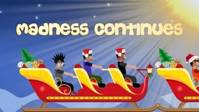 Celeb Rush 2 - Bloody Descent with a Celebrity and the Santa Claus Sleigh应用截图