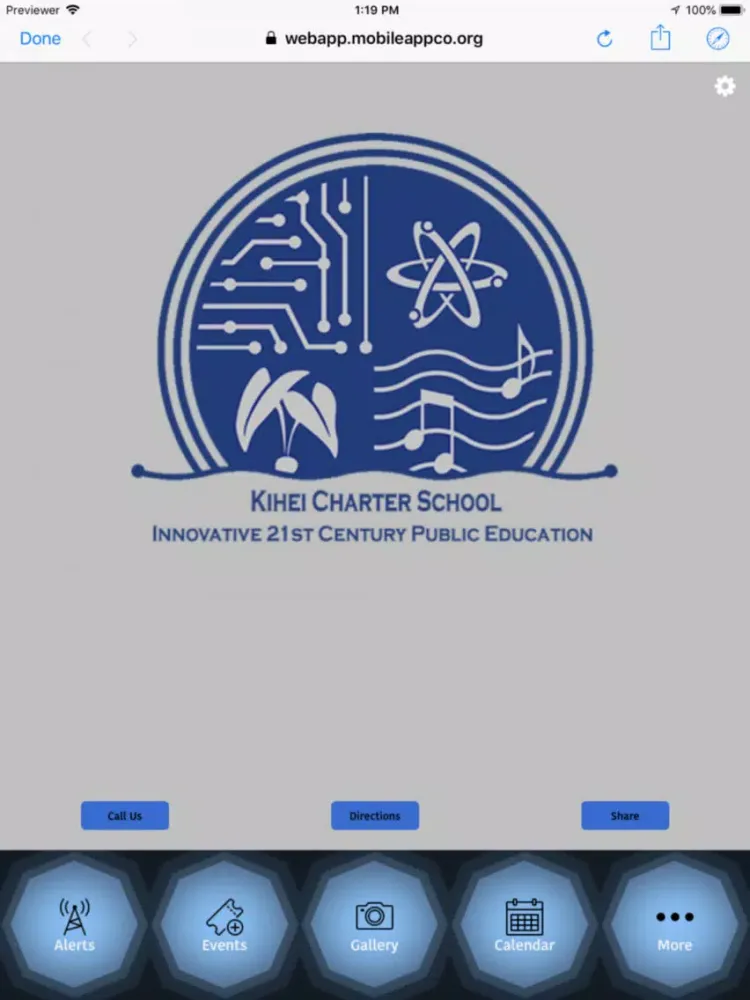 ภาพหน้าจอของ Maui Schools iPad 