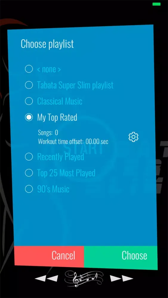 Tabata workout interval timer Screenshots