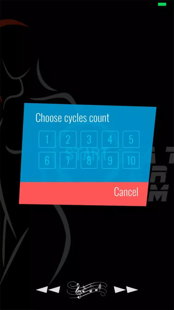 Tabata workout interval timer Screenshots