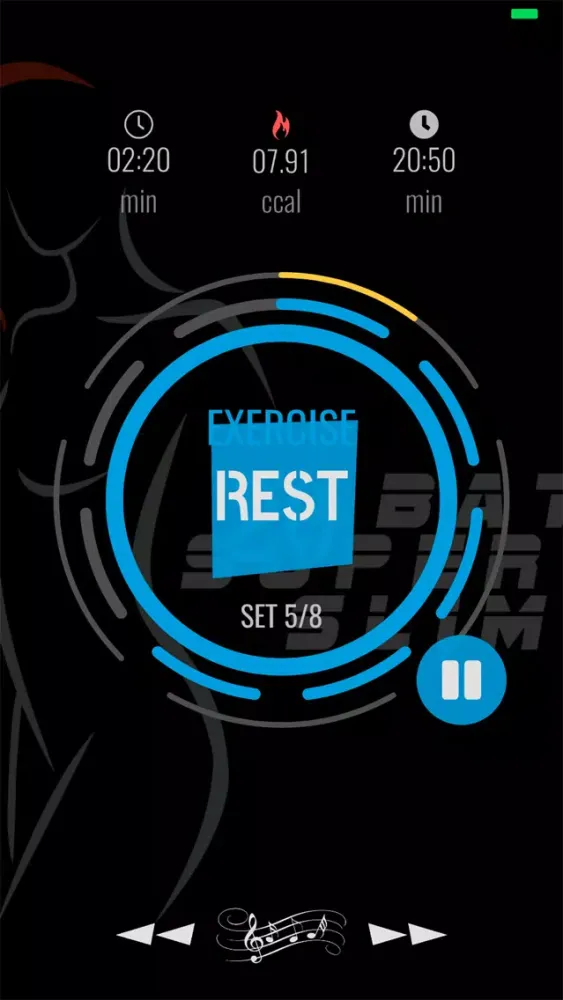Tabata workout interval timer Screenshots