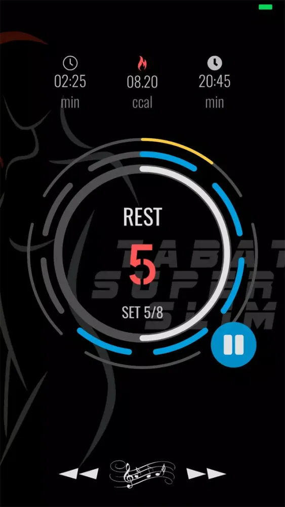Tabata workout interval timer Screenshots