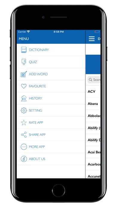 Screenshot di Drugs Dictionary Pro