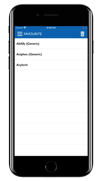 Screenshot di Drugs Dictionary Pro