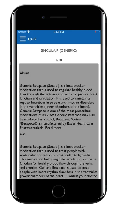 Screenshot di Drugs Dictionary Pro