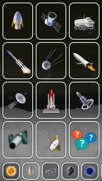 صور Space. Cards for children.