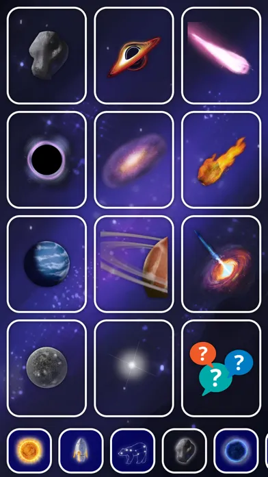 صور Space. Cards for children.