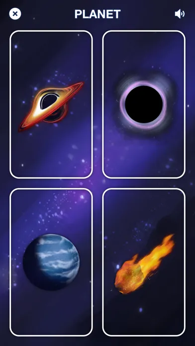 صور Space. Cards for children.