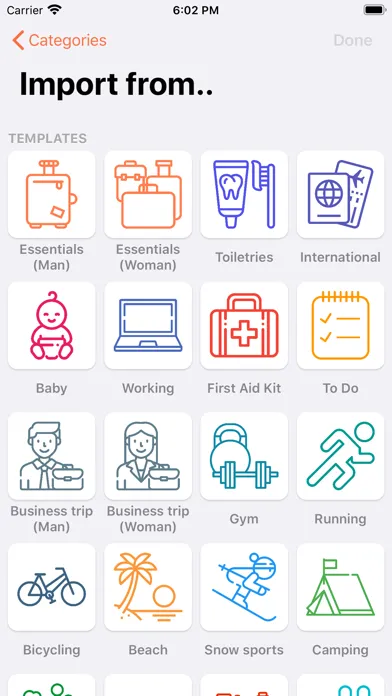 صور ToPack: Trip Packing Checklist