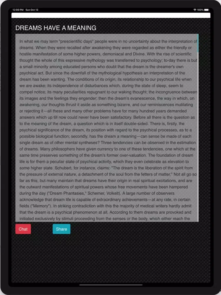 Meetup on DreamPsychology iPad 应用截图