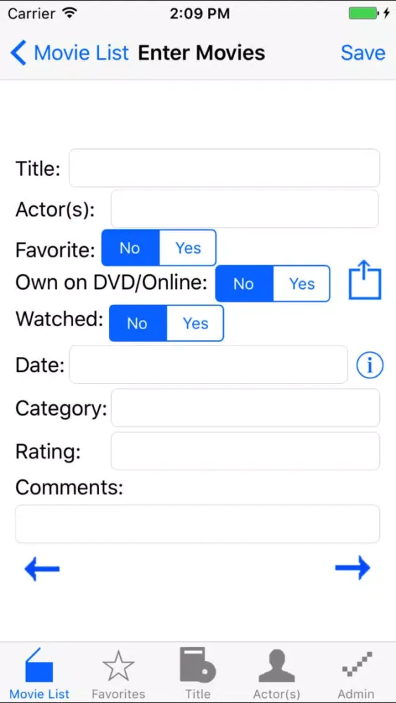 RecordMovies Lite স্ক্রিনশট