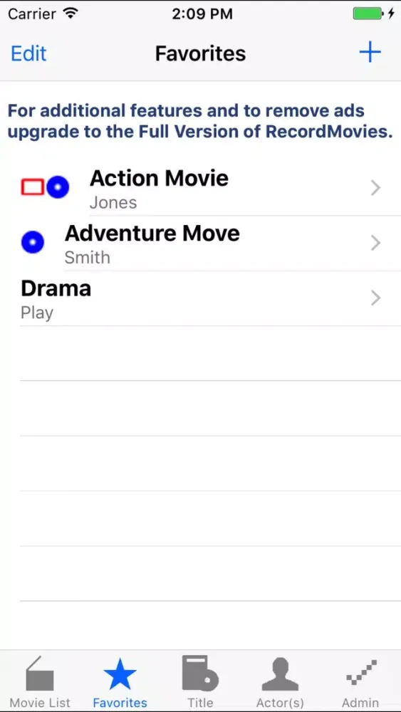 RecordMovies Lite স্ক্রিনশট