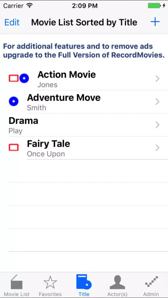 RecordMovies Lite স্ক্রিনশট