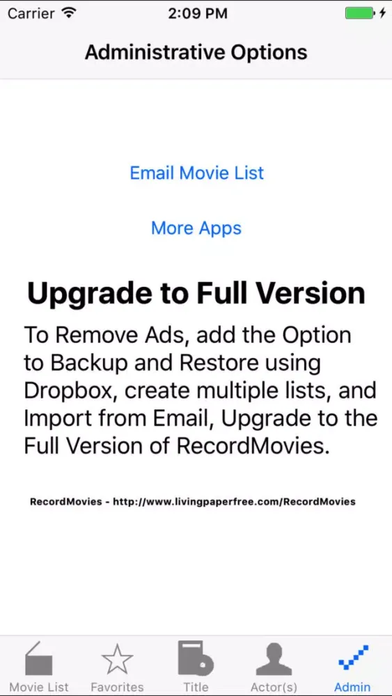 RecordMovies Lite স্ক্রিনশট