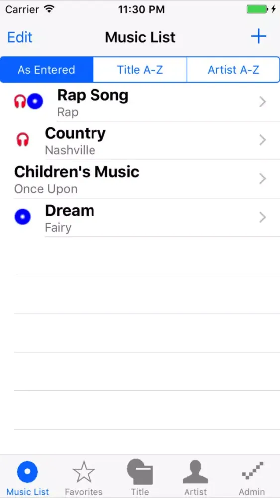 Ảnh chụp màn hình của RecordMusic Lite