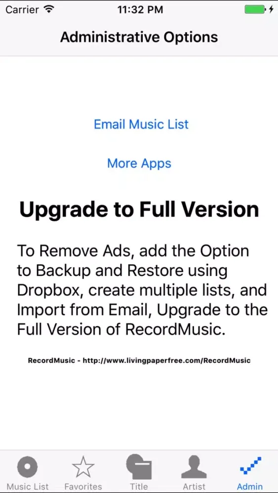 Ảnh chụp màn hình của RecordMusic Lite
